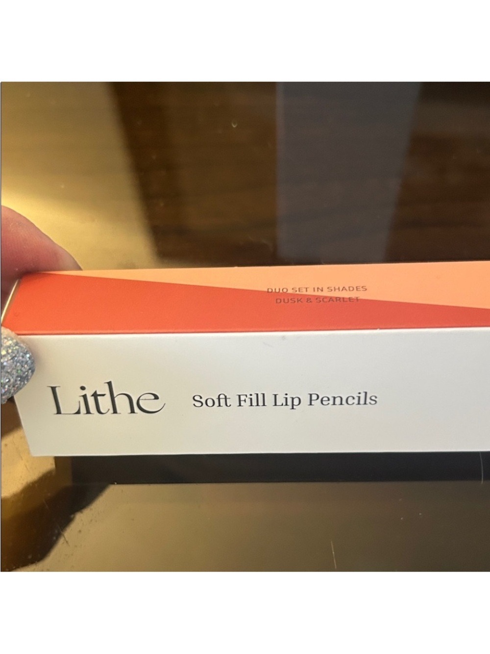 Lithe Soft Fill Lip Pencils Duo - Dusk & Scarlet (Coral/Red)
